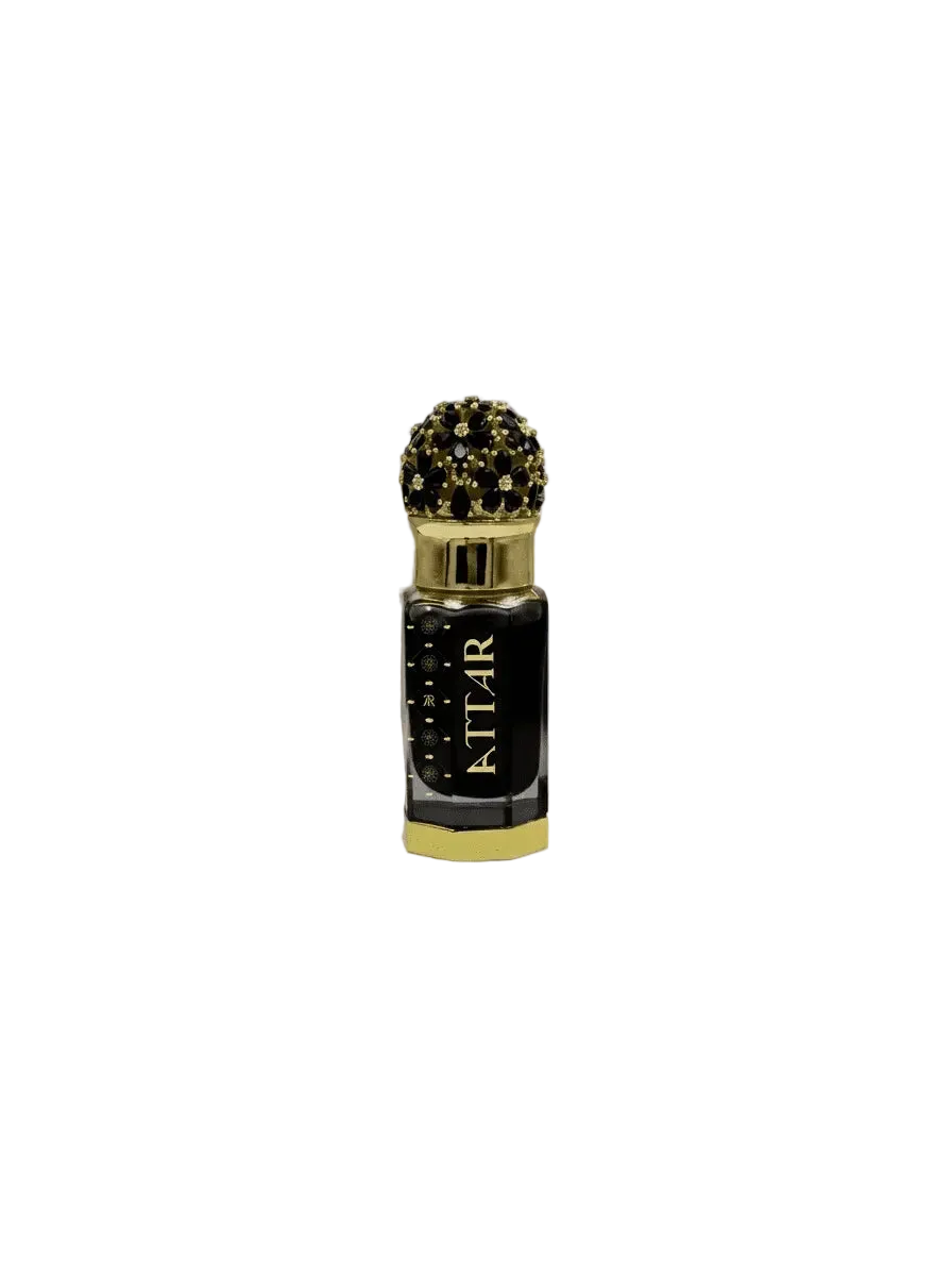 Malaysian King luxury attar bottle with ornate design and rich fragrance.