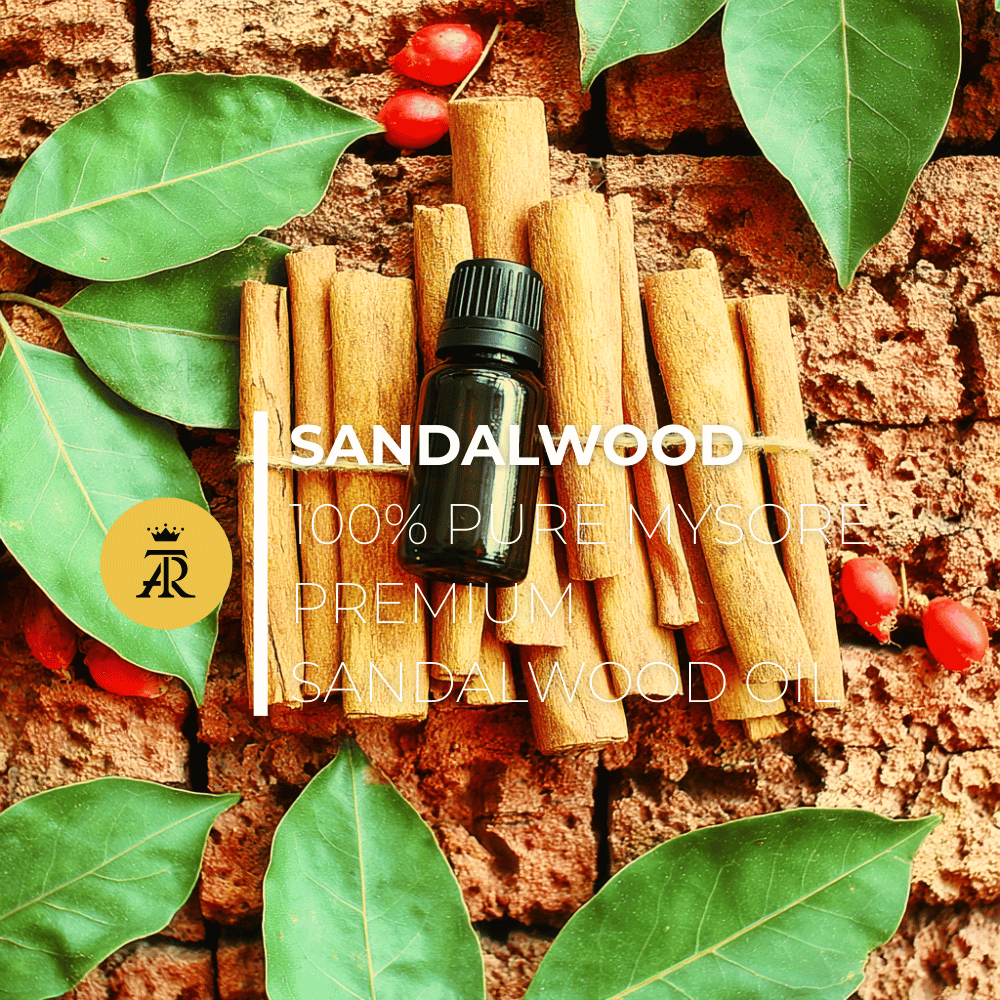 SANDALWOOD - 100% PURE MYSORE PREMIUM SANDALWOOD OIL